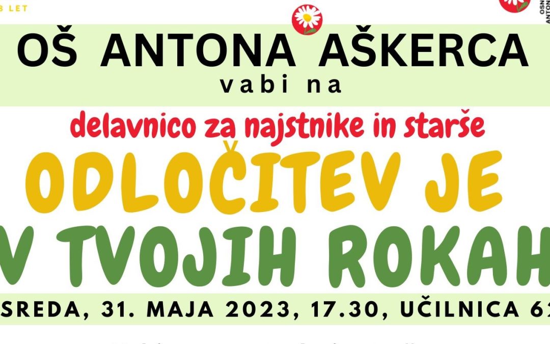 Vabljeni na delavnico