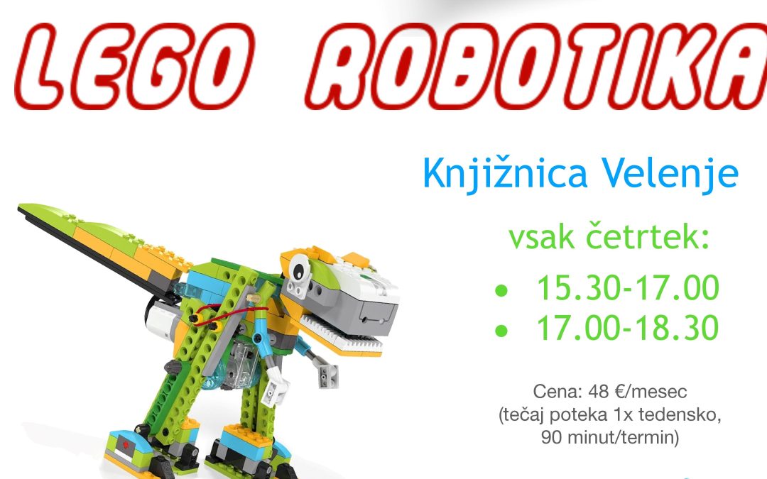 Vabilo na Lego robotiko